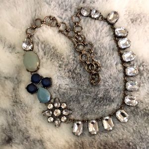 Vintage Inspired Mint & Blue Statement Necklace